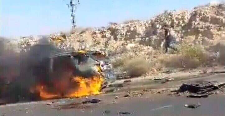 זירת החיסול. צילום: מהרשתות החברתיות, שימוש לפי סעיף 27 א' לחוק זכויות יוצרים זירת החיסול. צילום: מהרשתות החברתיות, שימוש לפי סעיף 27 א' לחוק זכויות יוצרים